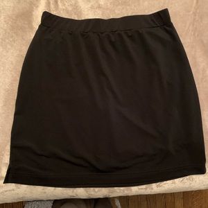 Black Stretchy skort